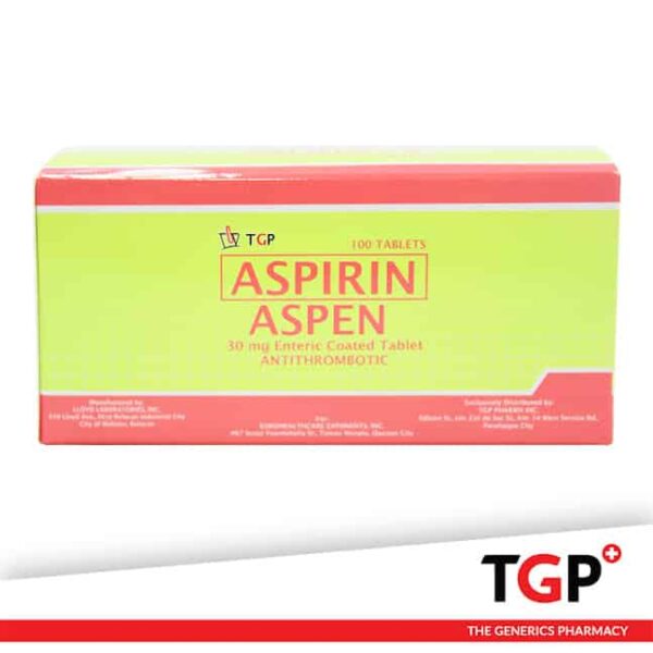 Aspirin EC Tablet 30mg (ASPEN)