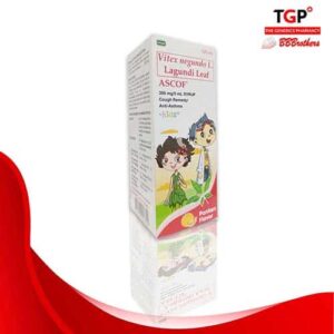 Vitex negundo Lagundi Ponkan Syrup 300mg 120ml (ASCOF)