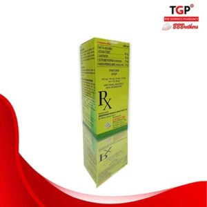 Dextromethorphan+Guaifenesin+Phenylpropanolamine Sodium Citrate Syrup 120ml (DYNATUSSIN)