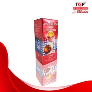 Ascorbic + Zinc Syrup 100/10/120ml Apple (CEELINPLUS)