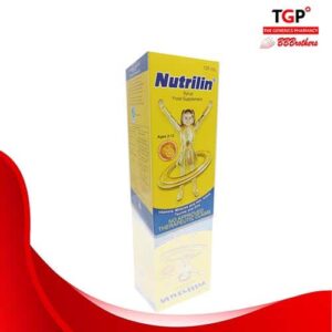 Vitamins Minerals Iron Iodine Taurine Zinc Syrup 120ml (NUTRILIN)