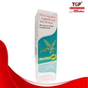 Vitex Negundo Lagundi Menthol Sugar Free Syrup 120ml P20off (ASCOF)
